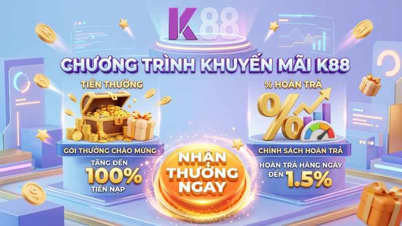 Các gói khuyến mãi hấp dẫn tại sảnh Casino K88