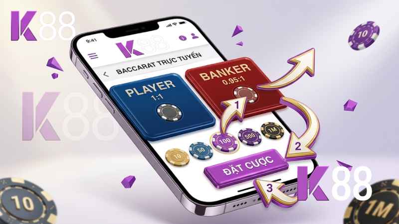 Cách chơi Baccarat K88 cho người mới
