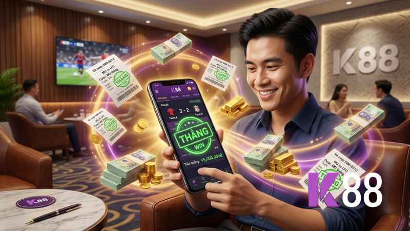 Cược thủ trải nghiệm cá cược thể thao an toàn tại K88