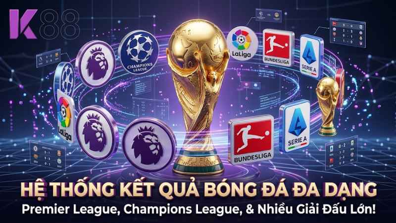 Kết quả bóng đá Ngoại hạng Anh và các giải đấu lớn